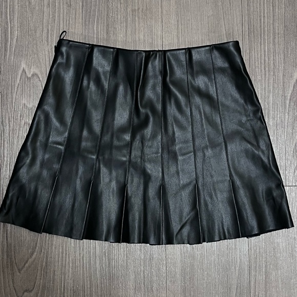 Zara Skirts Zara Faux Leather Mini Skirt Poshmark